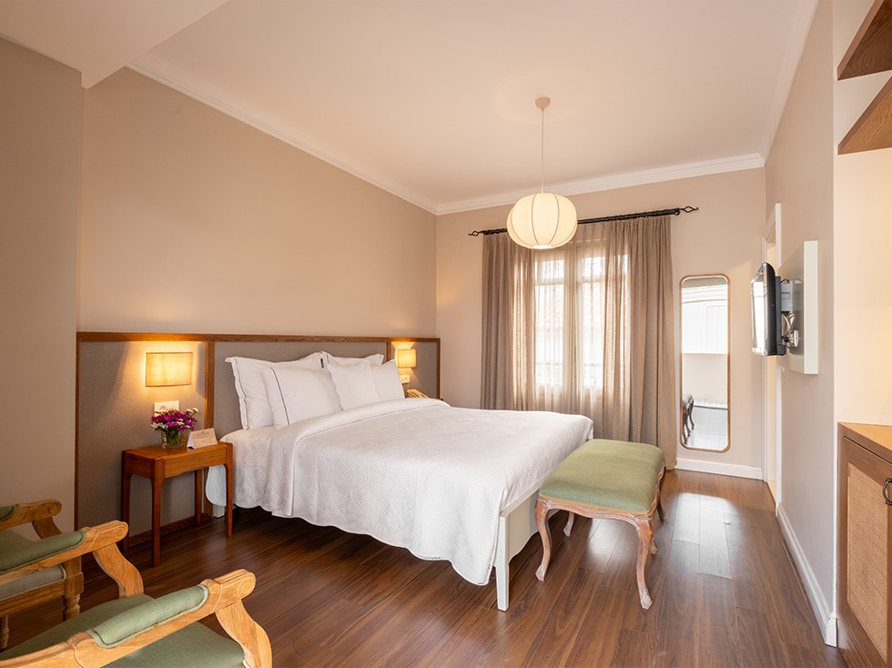 Alaçatı Viento Hotel deluxe oda 204 genel görünüm